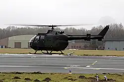 BO 105: Ein Verbindungs- und Beobachtungs­hubschrauber (VBH)