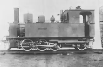 Lok 5 auf einem Werkfoto von Hagans