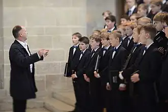 Sängerknaben in Aktion