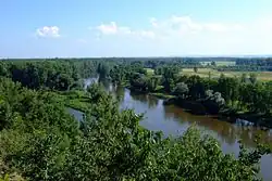 Mündungsgebiet der Moldau in die Elbe