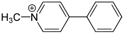 Struktur von 1-Methyl-4-phenylpyridinium