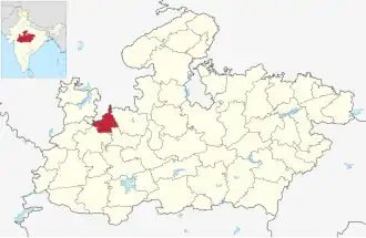 Lagekarte des Distrikts