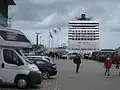 MSC Musica in Kiel am Ostseekai