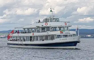 St. Gallen (1967): Schiff der SBS Schifffahrt AG