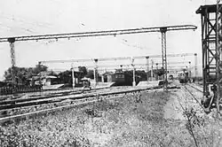 Bahnhof Ina im Jahr 1940