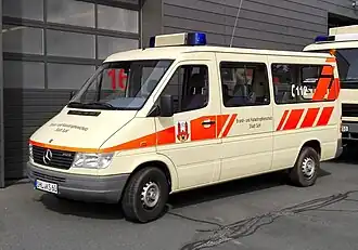 Mannschaftstransportwagen der Feuerwehr Suhl