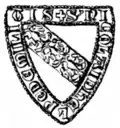 Siegel des Nicolai de Helpede; Ritter 1339