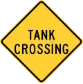 Zeichen PA W11-27 Panzer fahren hier (Pennsylvania)