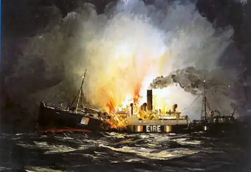 Ölgemälde: Der Untergang der Ardmore&nbsp;II