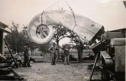 Schalung für das Turbinen-Spiralgehäuse