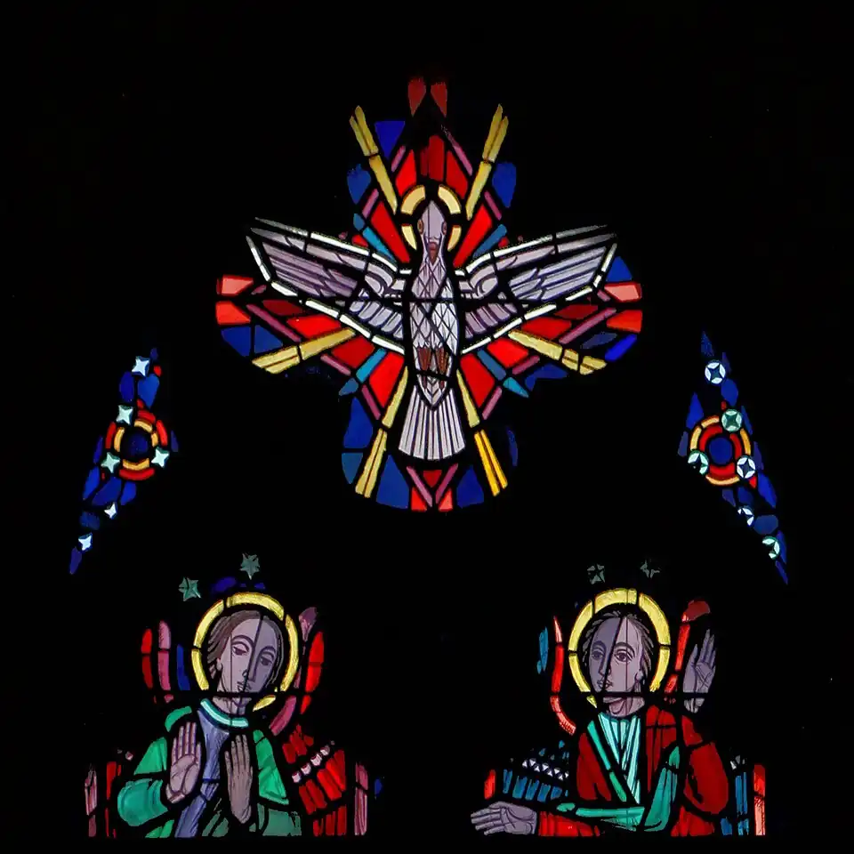 Taube (Vierpass mittleres Chorfenster)