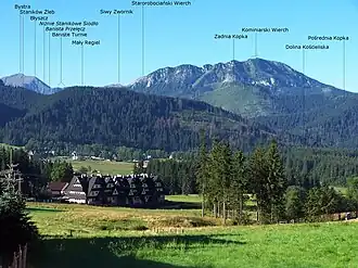 Gipfel von der Gubałówka