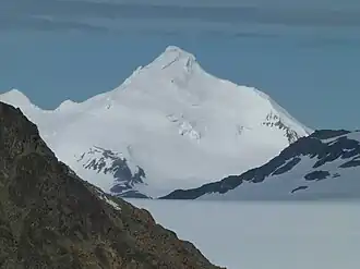 Blick vom Atlantic Club Ridge auf den MacKay&nbsp;Peak