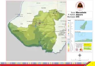 Der Suco Macadade liegt im Südwesten der Insel Atauro.