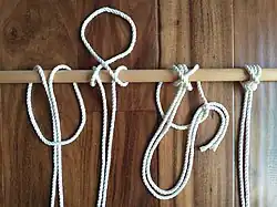 gekreuzter Ankerstich 2 (Criss cross knot)