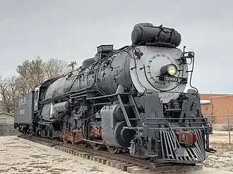 Santa Fe 5000 „Madam Queen“ nach Restaurierung ausgestellt in Amarillo (Texas) (November 2018)