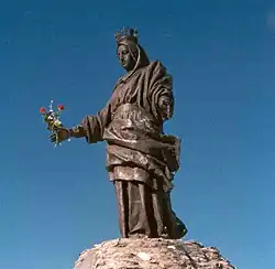 Marienstatue auf dem Gipfel der Rocciamelone (2001)