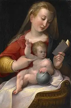 Gemälde „Madonna und Kind“ von Barbara Longhi