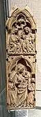 Schatzkammer: Elfenbeinrelief, um 1350