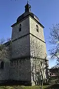 Blick auf den Turm von Nordwesten