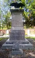 Denkmal für die Gefallenen des Magdeburgischen Füsilier-Regiments № 36 auf dem Friedhof Uettingen