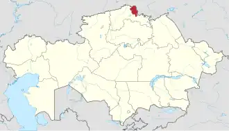 Lage in Kasachstan