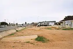 Straßenszene in Mahalapye