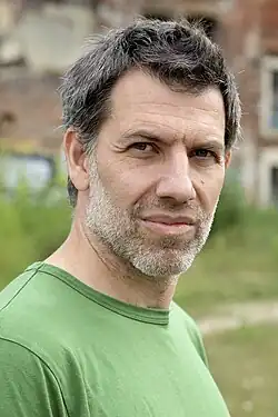 Jan Maihorn in Leipzig/Plagwitz. Foto: Liz Stiebritz