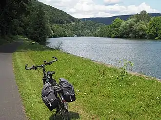 Der Main-Radweg bei Freudenberg