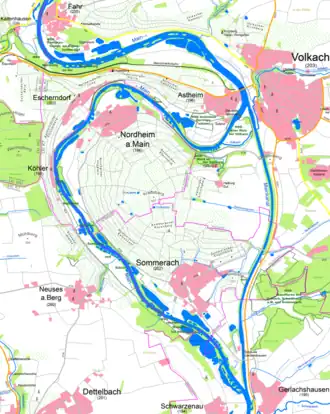 Karte von Mainschleife (Volkach)