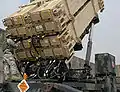 MIM-104 Patriot-Startgerät bestückt mit PAC-3 MSE-Raketen