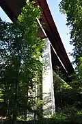 Brücke der St2563 über die Maisinger Schlucht