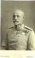 Oberst Adam Brandner, Kommandeur des 4. Landwehr-Gebirgsschützen-Regiments Klagenfurt im Jahr 1909