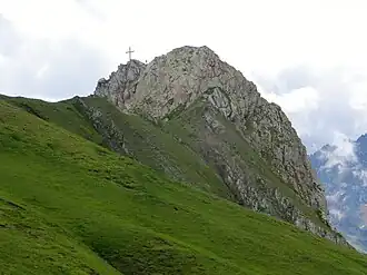 Der Malatschkopf vom Kaiserjoch aus gesehen