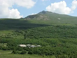 Blick von Norden auf den Berg