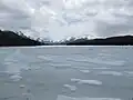 Gefrorener Maligne Lake