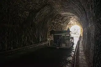 Blick aus dem Tunnel Richtung Südwestausfahrt
