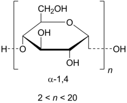 Struktur von Maltodextrin