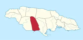 Das Parish Manchester in Jamaika