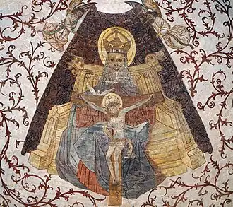 Trinität – Malerei vom Beginn des 16. Jahrhunderts