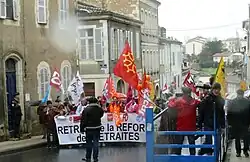 Demonstration in Auch am 11. März 2023.