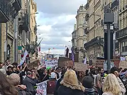 Demonstration in Bordeaux
