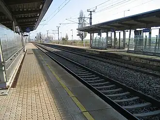 Bahnsteige in Mannswörth