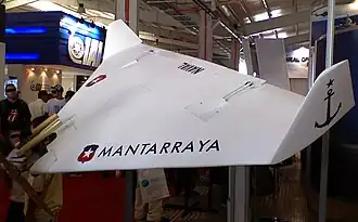 Manta I, unbemanntes Flugzeug der chilenischen Luftwaffe (FIDAE 2008)
