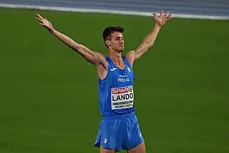 Manuel Lando bei den Europameisterschaften 2024 in Rom