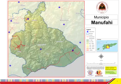 Übersichtskarte Manufahi