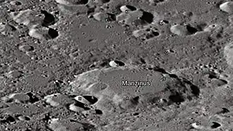 Manzinus und seine Nebenkrater