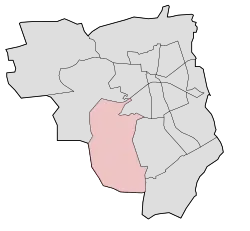 Lage von Hoenderloo in der Gemeinde Apeldoorn