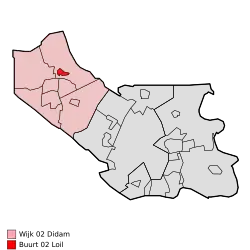 Lage von Loil in der Gemeinde Montferland