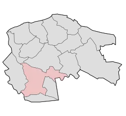 Lage von Aardenburg in der Gemeinde Sluis